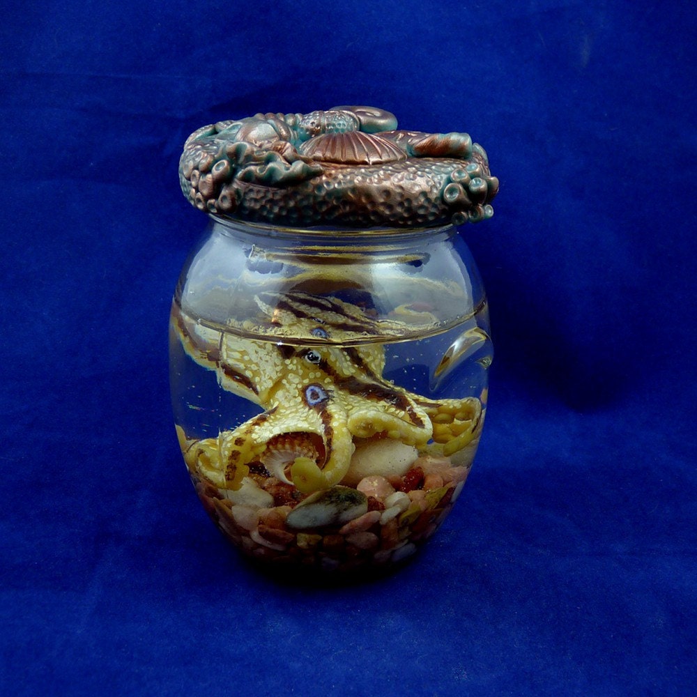 Octopus Mototi Perma-Pet - Original Cephalopod Sea Life Sculpture