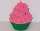 Watermelon Fake Cupcakes adorable Summer Photo Props, Home Decor, Kitchen Display, Unique Gifts