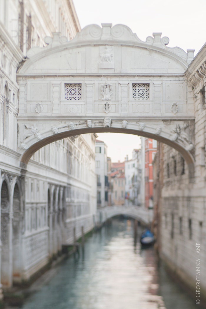Venice Photo - The Bridge of Sighs, Venice, Italy, Bridge over Canal, Home Decor,  Travel Photo, Wall Art - GeorgiannaLane