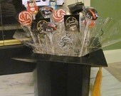 Graduation Candy Centerpiece featuring Mortar Board Box