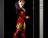 Ironman - iPhone Decal iPhone 4 Stickers iPhone 4 iPhone 4S Decals Apple Decal iPad stickers iPhone 4S Stickers