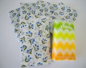 Set Of 5 Tissue Case/Blue Tulip
