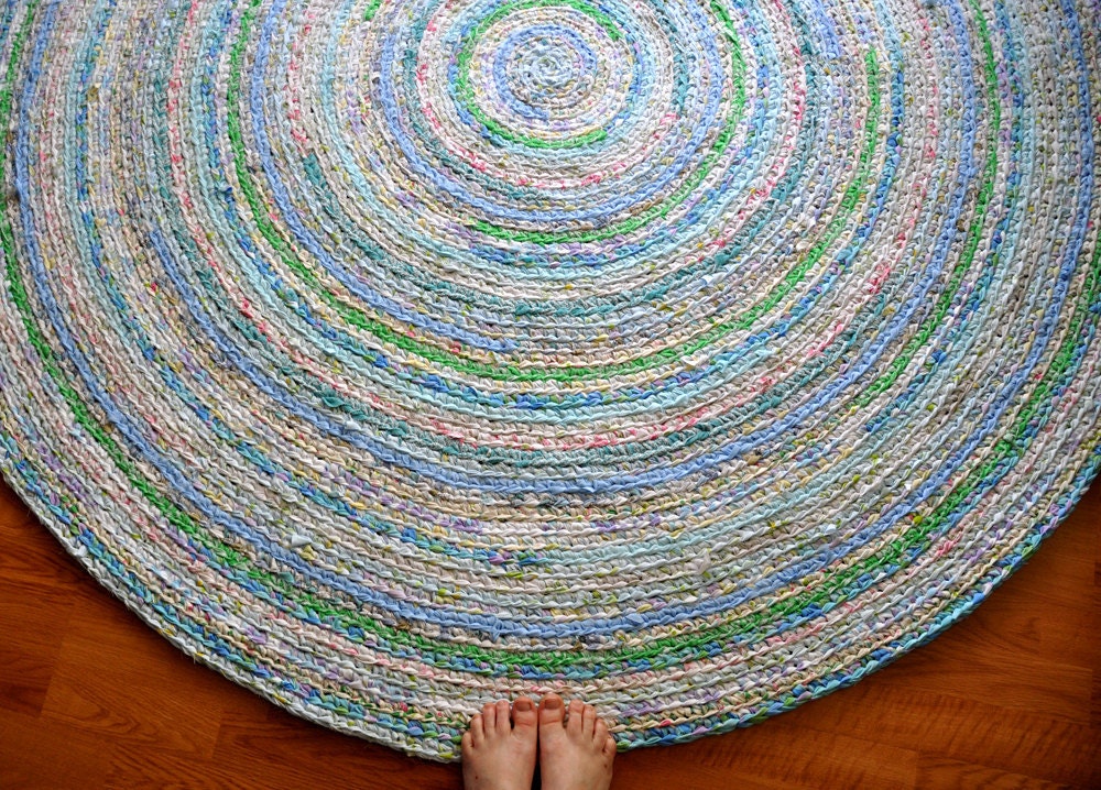 Rag Rug Custom Made for You in Your Colors - 6 feet