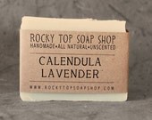 Calendula Lavender - All Natural Soap, Handmade Soap, Cold Process Soap, Unscented Soap, Herbal Soap