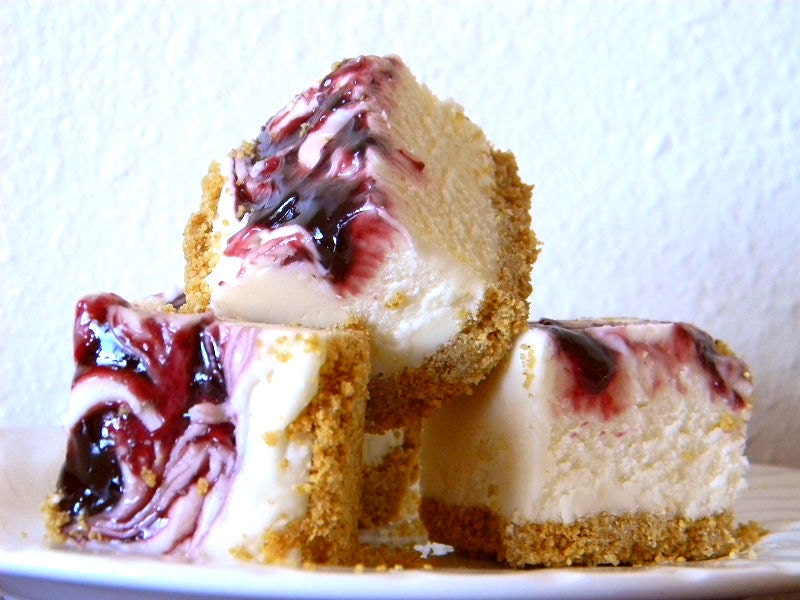 Julie's Fudge - BLACKBERRY CHEESECAKE With Graham Cracker Crust - 6 PIECES (over 1/2 pound)