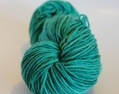 Hand dyed Yarn, California Evergreen Color 100% Fine Merino, 3.5oz, 100grams, DK Weight Yarn, 270 Yards, Free Shipping