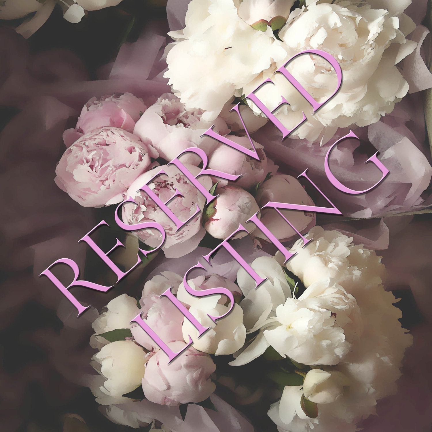 RESERVED Listing for Lyndie - Custom Wedding Package