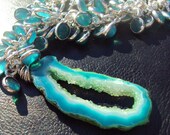 ON SALE Druzy Necklace by Amanda Lynne LUXE