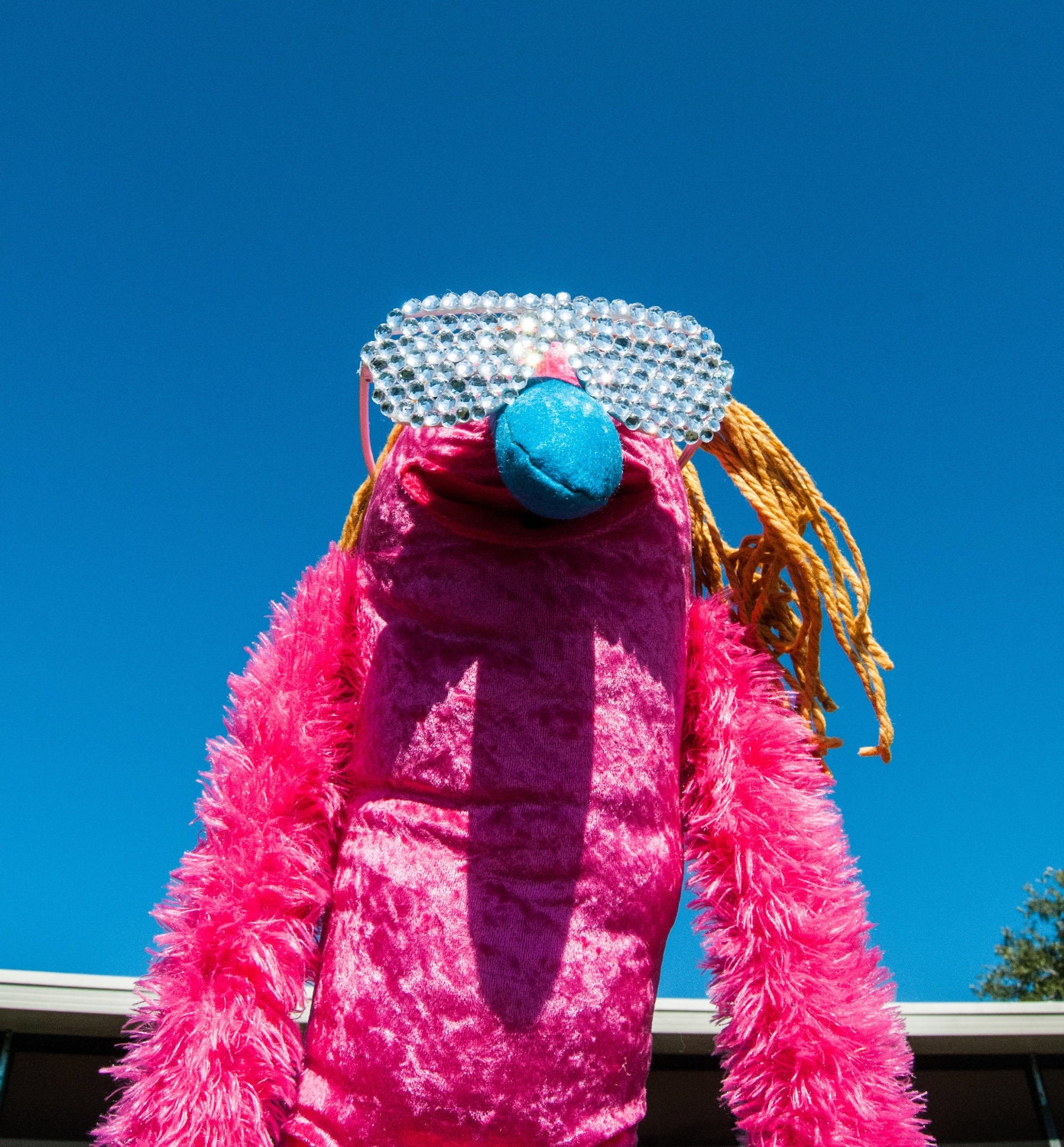 Pink shutter shade monster