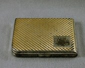 SALE Vintage 40s Elgin American Gold Plate Compact