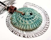 I Sell Sea Shells Down By The Sea Shore- Ceramic Pendant
