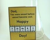 Father's Day Chemistry Card - Big Ole Geek Gold