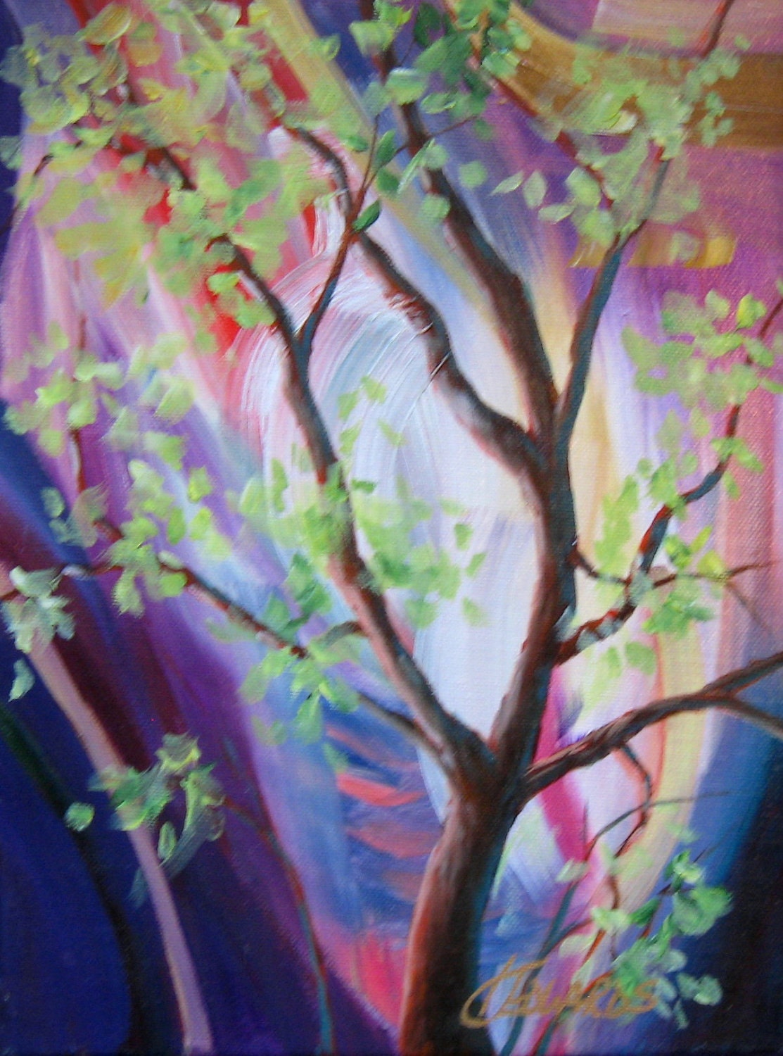 Origins I, an original oil painting by Jo Edwards