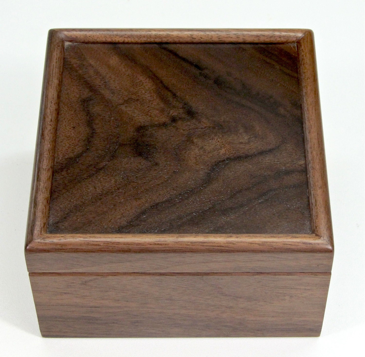 Black Walnut and Black Walnut Burl Trinket Box