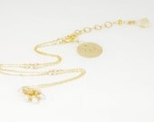 Dainty Flower Girl Flower Necklace:) Flower Jewelry on Etsy