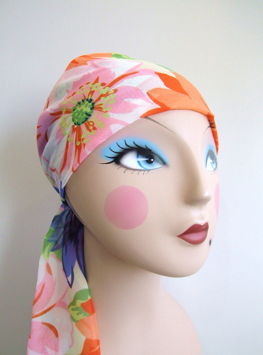 Diane Von Furstenberg Scarf Floral Head Scarf Headband