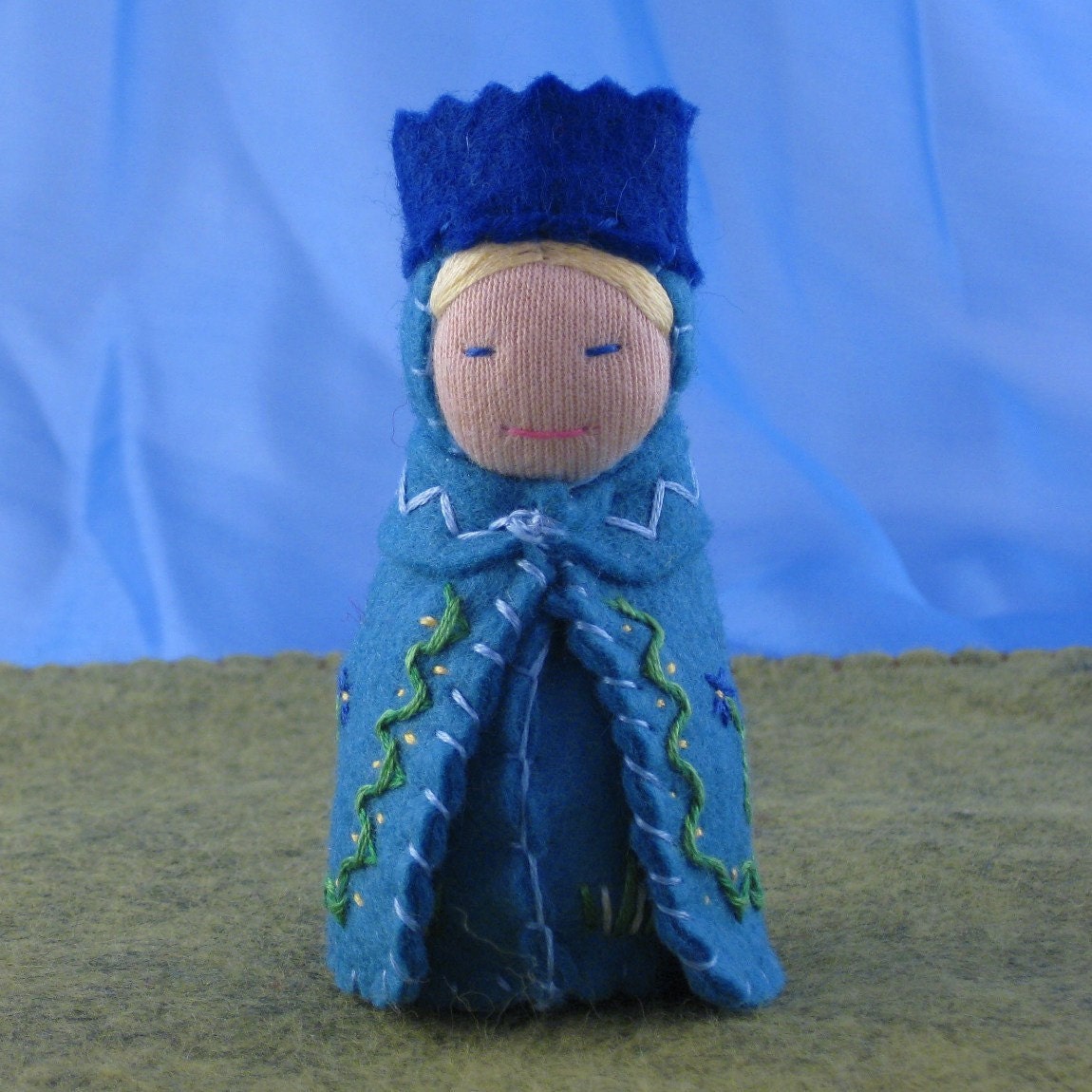 Forget-me-not Doll - Waldorf Inspired