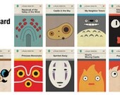 Studio Ghibli 4x6" postcard set of nine