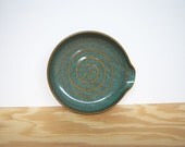 Sea Mist Stoneware Ceramic Spoon Rest