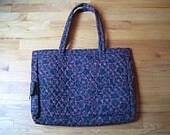 Commuter Knitsaway Needlecraft Tote Bag in black