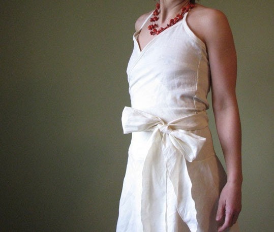 Hemp Petal Wrap Dress
