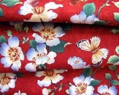 Seattle Bay Fabric Roses and Butterflies