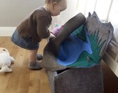 Northern Forest  Wool Felt Toy Box by WOOLi