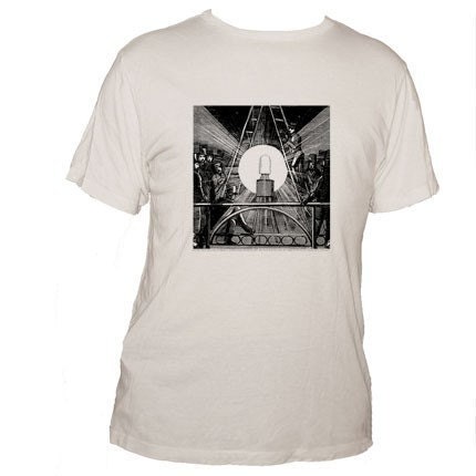 LOOK AT THE LIGHT - Organic Cotton Tshirt - Unisex crew