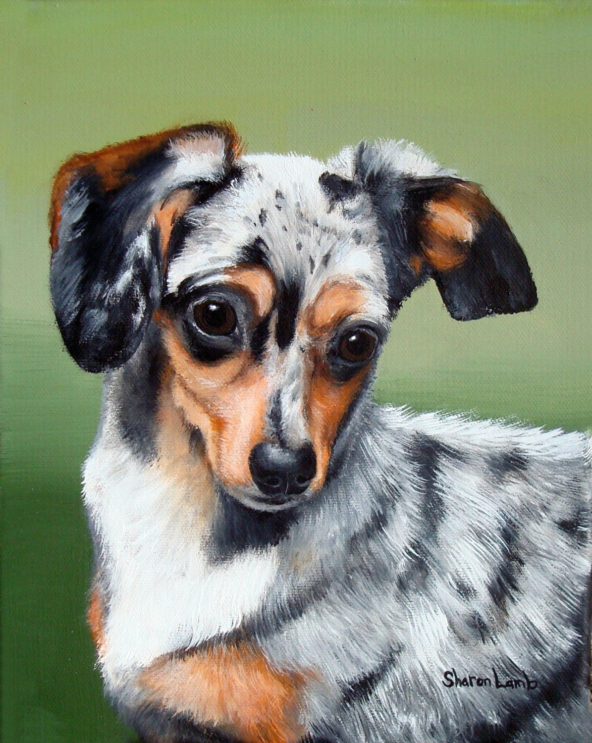 Hand Painted 8x10 Custom Commissioned Pet Portrait Painting any Animal Dog Cat or Horse