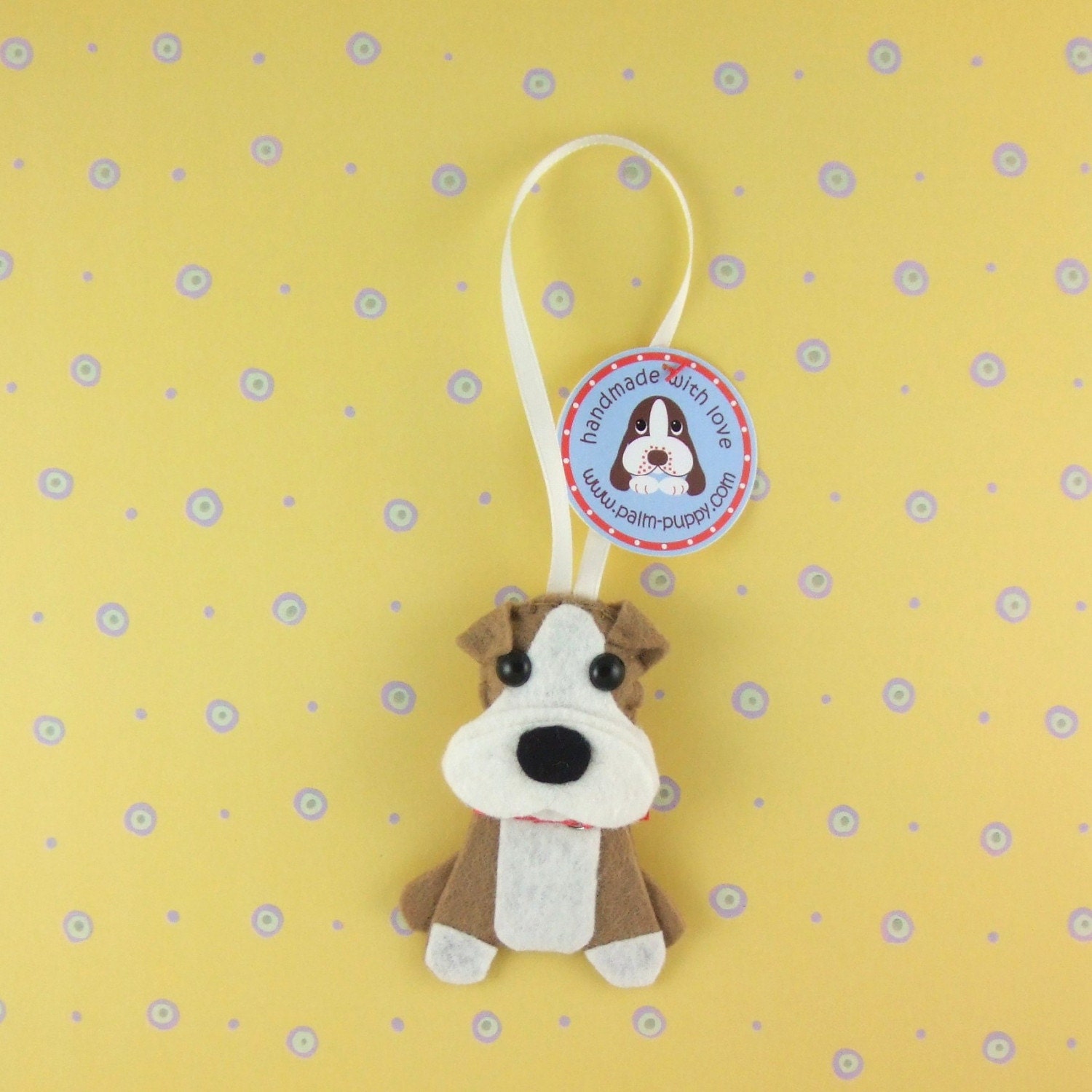 Bulldog Hanging Phlat Puppy
