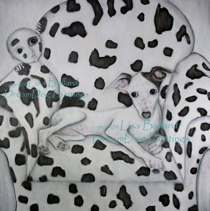 My Friend Has Spots - Italian Greyhound / Whippet Print