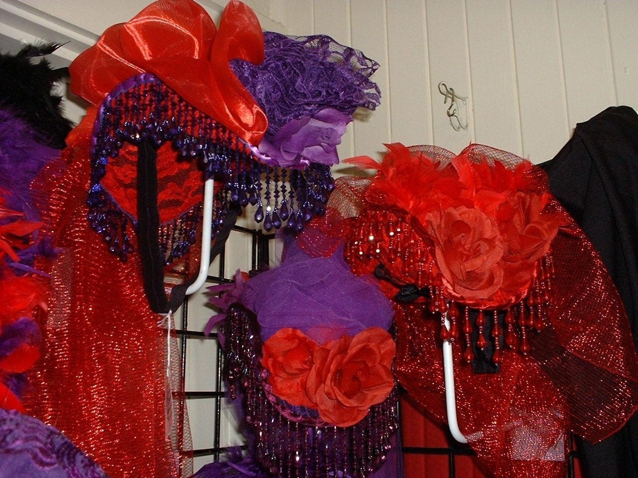 Beaded Victorian Hat for Red Hat ladies-Tea Parties-Steampunk-Day at the Races