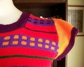 Crazy colors sweater