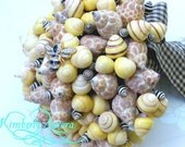 Buzz-Worthy Bumble Seashell Bridal or Bridesmaid Bouquet
