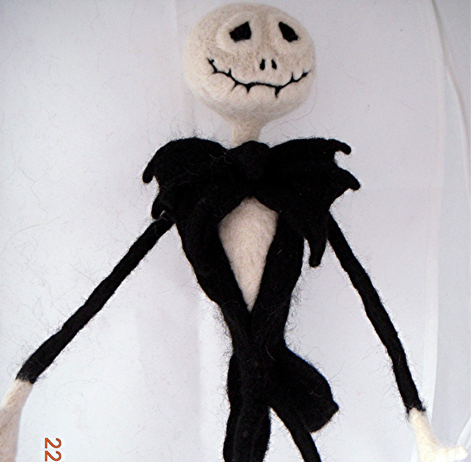 Jack Skellington Nightmare Before Christmas needle felted model
