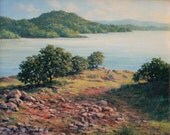 Texas, Hill Country, Inks Lake, Stretched Canvas, LIMITED EDITION GICLEE