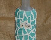 Free as a Bird Handmade Mosaic Bottle - Free Shipping