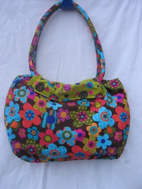Bold Floral Hobo bag