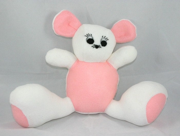 Organic Pink Mousie Stuffie