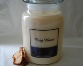 COZY HOME - Apple Spice - Bliss Soy Jar Candle 26 oz Premium with Glass Lid