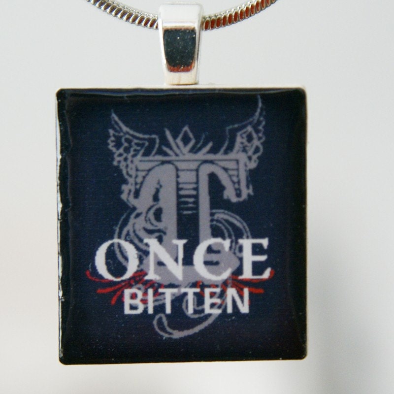ModJess---ScrabbleTilePendant---New Moon--Twilight, Once Bitten