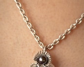 Flamenco Pendant- Black Pearl