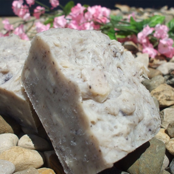 Cherry Blossom GOATS MILK SOAP with ORGANIC Oils, Shea Butter and Alkanet Root