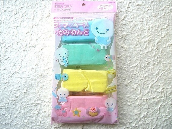 Kawaii Cute Japanese Mousse Paper Clay - Making Your Handmade Paper Clay Crafts - Pastel Colors