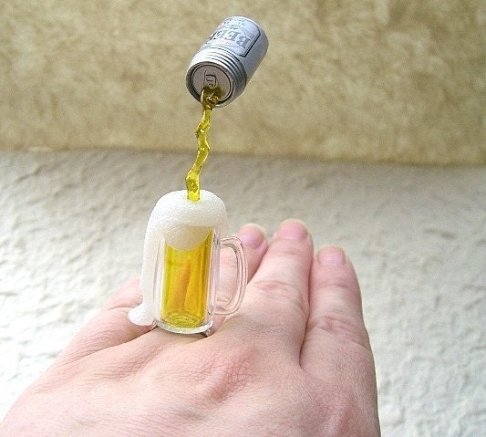 Kawaii Cute Japanese Ring - Beer