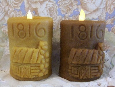 Everlasting Candles on Cabin Olde Homestead Silicone Flicker Tea Light Silicone Candle Mold