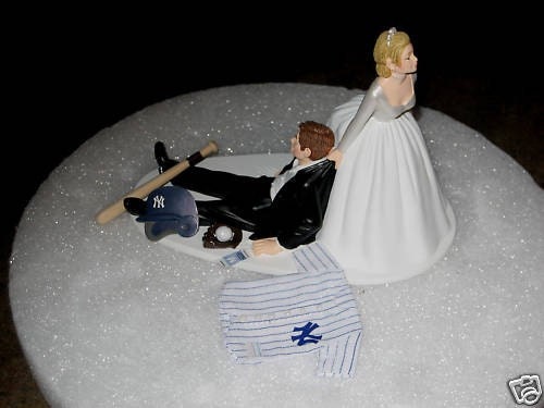 New York Yankees Wedding Cake Topper images