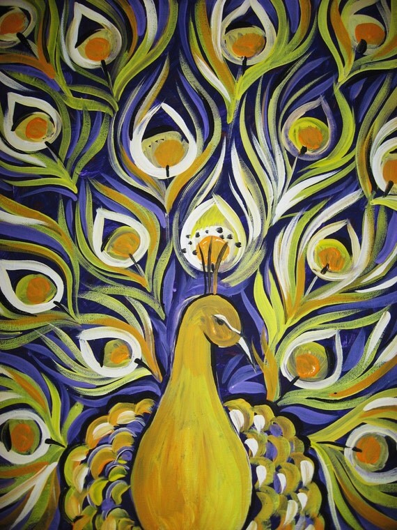 peacock print