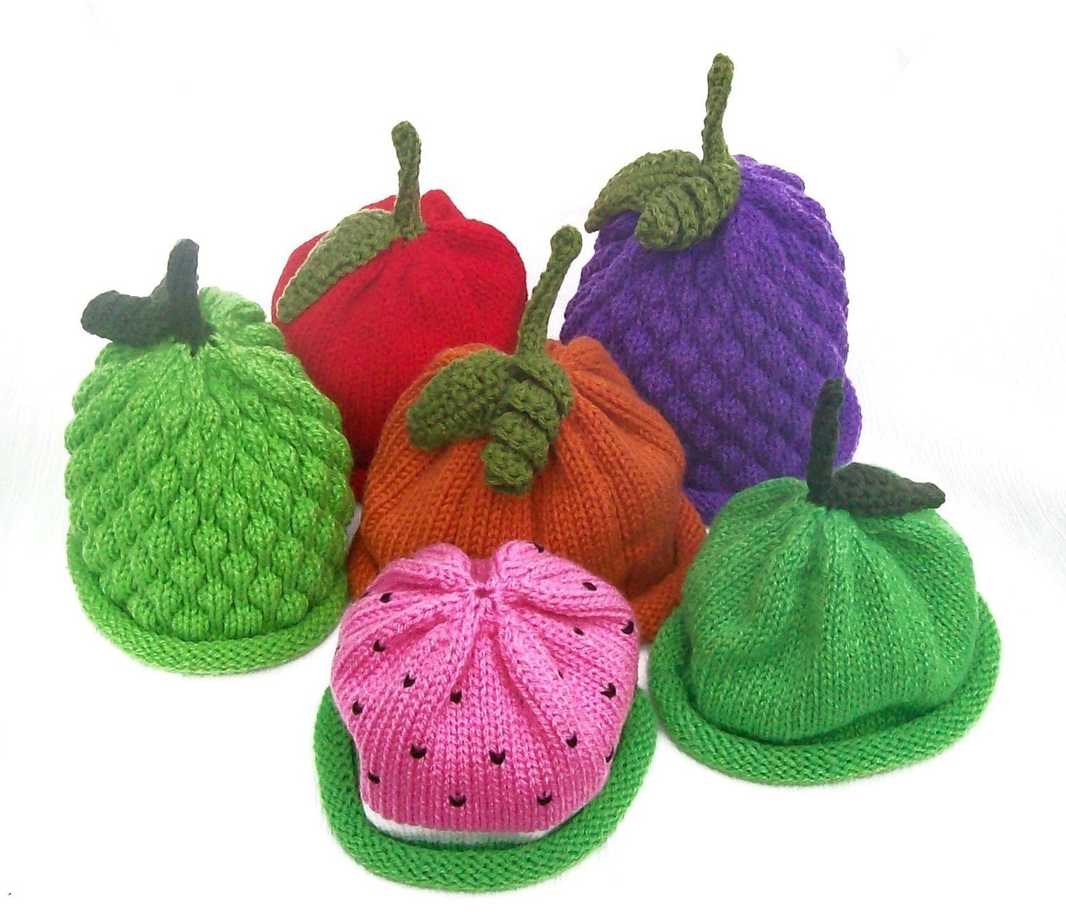 کلاه میوه گره ترکیب و مطابقت 4 بسته اندازه های نوزادان -- شما انتخاب بزرگ برای هدیه دادن و پرتره عکاسی حرفه ای