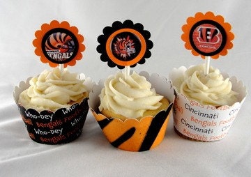 Bengals Cupcake Wrappers
